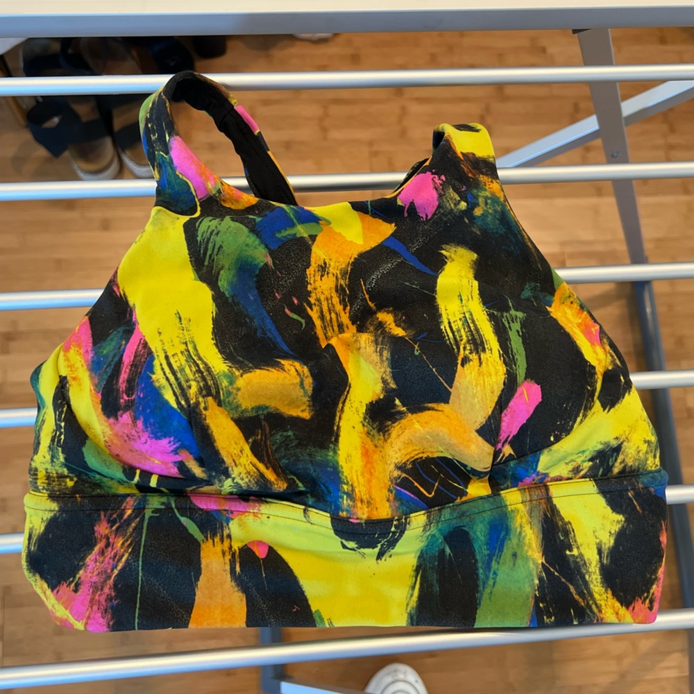 Multi colored Lululemon crop top